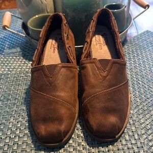 BOBS from Skechers brown Chill Luxe flats, Size 8.5